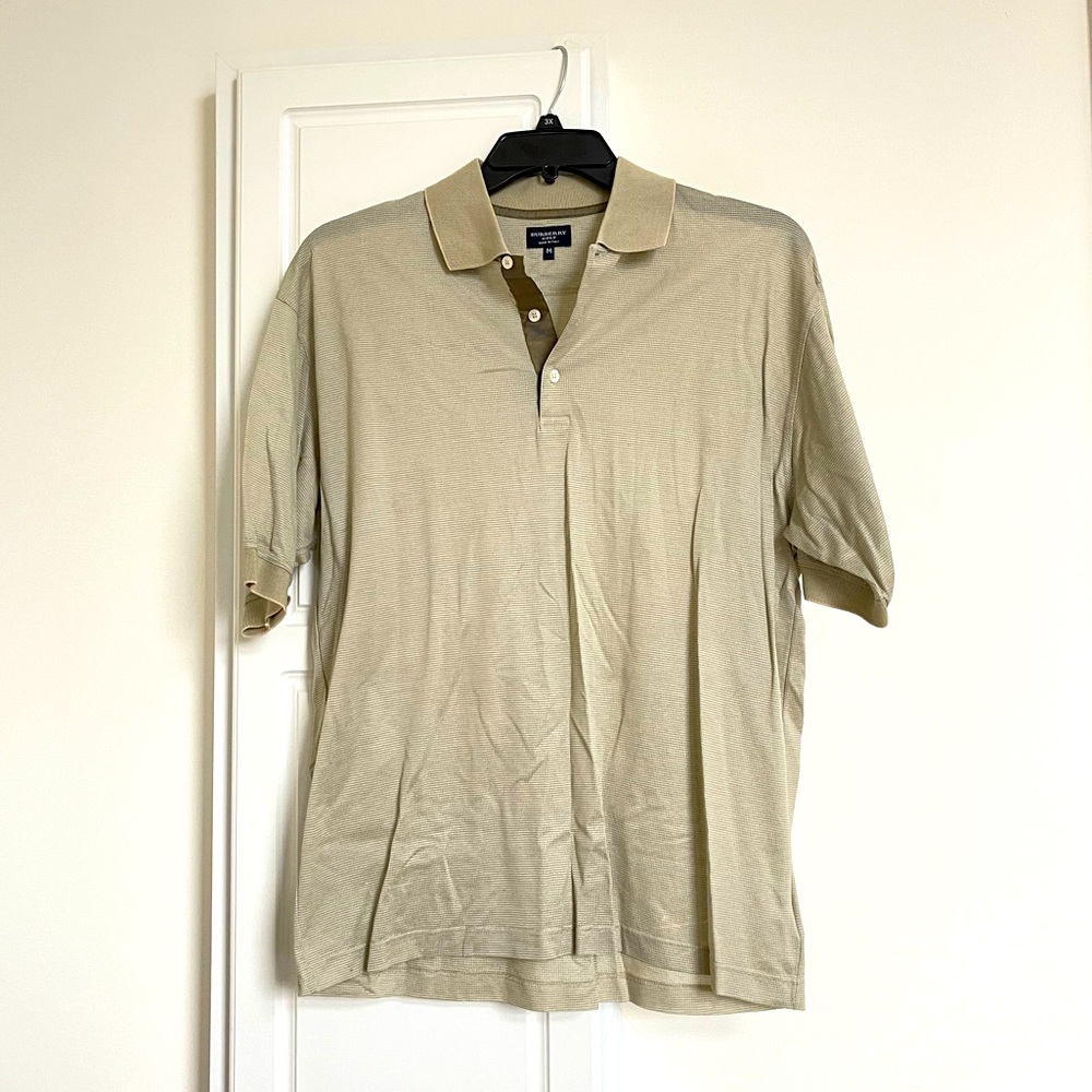 Vintage Burberry Golf Polo collared Medium